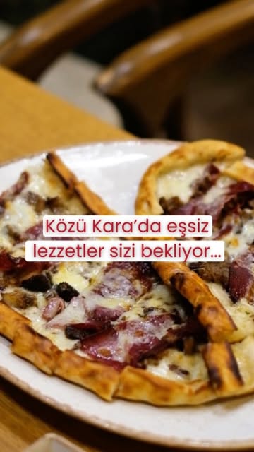 Pideler kategorisinden bir Közü Kara sunumu